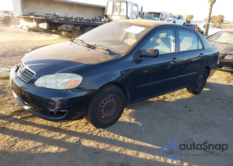 2005 Toyota Corolla Le z USA, uszkodzony, nr VIN 2T1BR32E45C398996